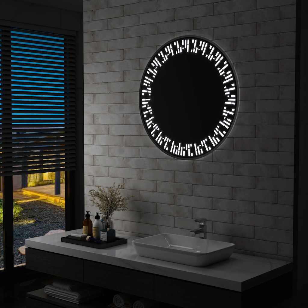 Specchio a LED per Bagno-Specchio Decorativo 80 cm 459421