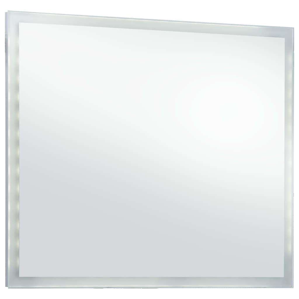 Specchio da Parete a LED per Bagno 60x50 cm 144726