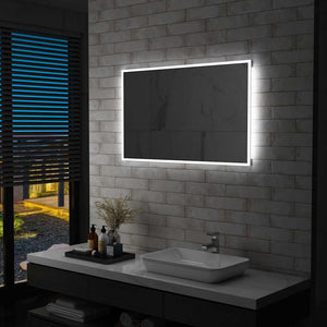 Specchio da Parete a LED per Bagno-Specchio a Muro 100x60 cm 716203