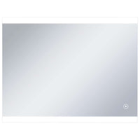 Specchio da Parete a LED per Bagno con Sensore Tattile 80x60cm cod mxl 40954