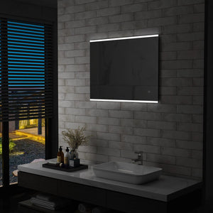 Specchio LED da Bagno con Sensore Tattile 80x60 cm 144733