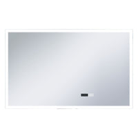 Specchio LED Bagno con Sensore Tattile Schermo Orario 100x60cm 144739