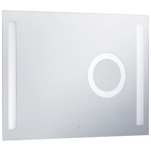 Specchio LED da Bagno con Sensore Tattile 80x60 cm 144740