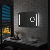 Specchio LED da Bagno con Sensore Tattile 100x60 cm 144741
