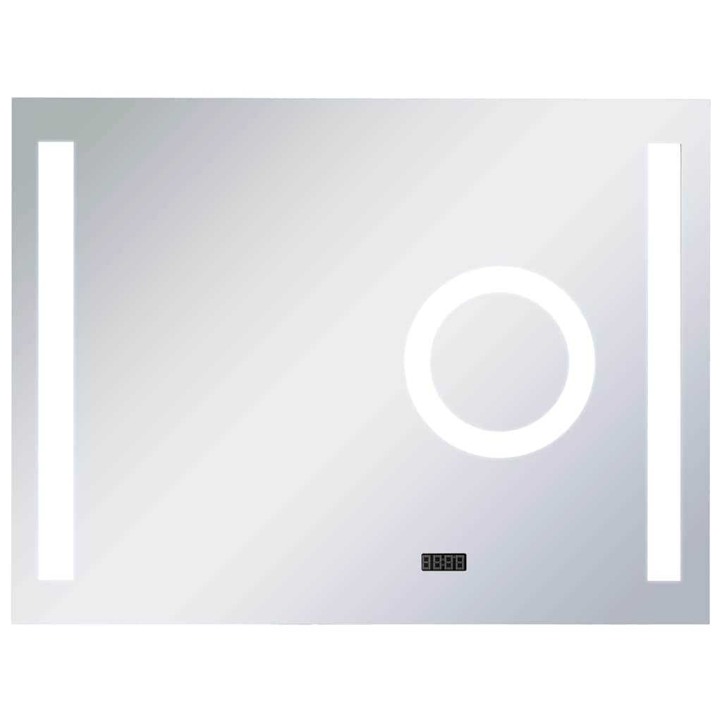 Specchio da Parete a LED per Bagno con Sensore Tattile 80x60cm cod mxl 48392