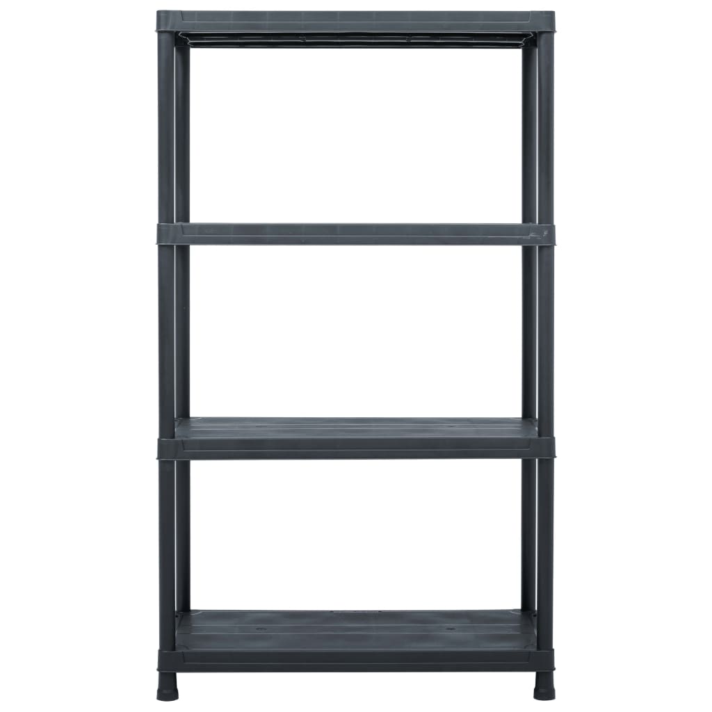 Scaffale Nero 200 kg 80x40x138 cm in Plastica cod mxl 59670