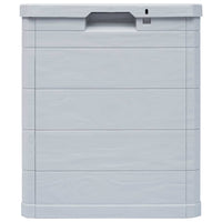 Baule da Giardino 90 L Grigio Chiaro