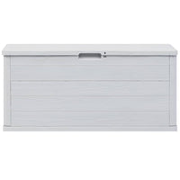 Baule portaoggetti per mobili da giardino 280 litri grigio chiaro 02_0013025