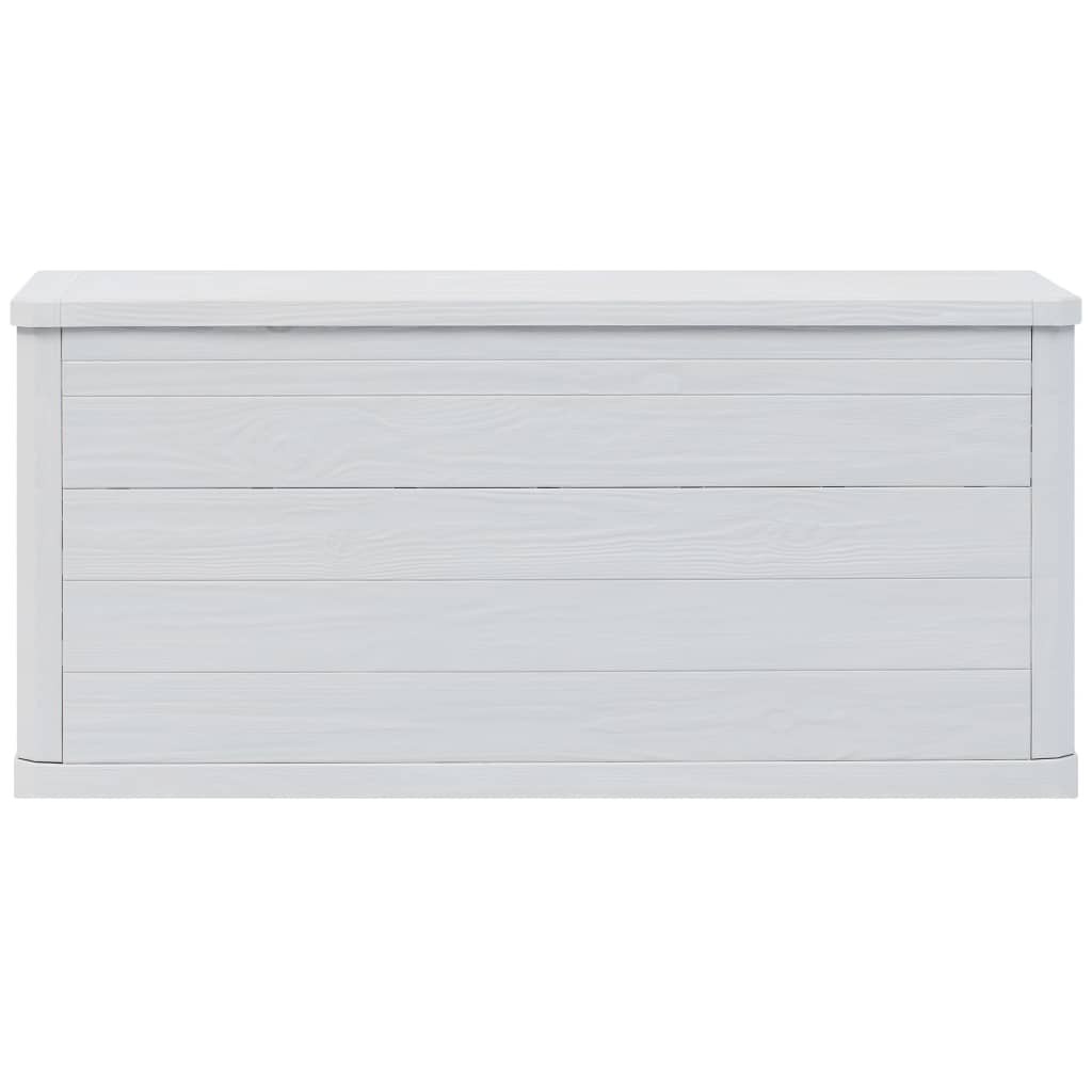 Baule portaoggetti per mobili da giardino 280 litri grigio chiaro 02_0013025