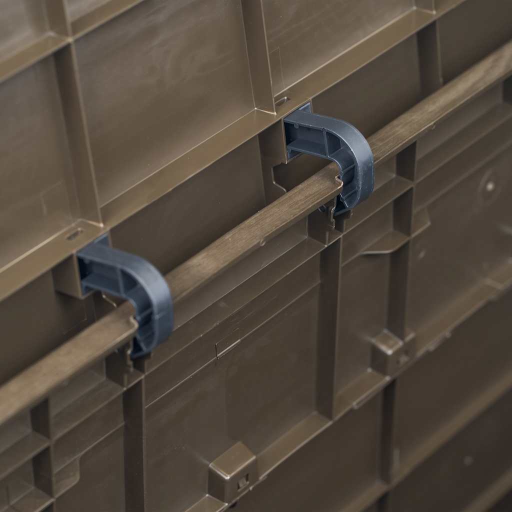 Baule da Giardino 280 L Marrone 45687