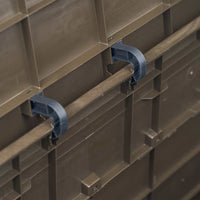 Baule da Giardino 280 L Marrone 45687