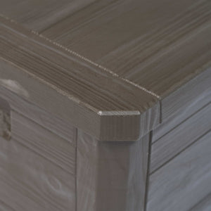 Baule portaoggetti per mobili da giardino 280 litri marrone 02_0013026