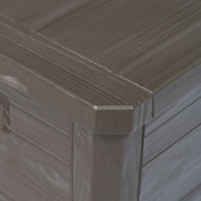 Baule portaoggetti per mobili da giardino 280 litri marrone 02_0013026