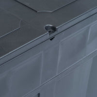 Baule portaoggetti per mobili da giardino 320 l nero 02_0013031