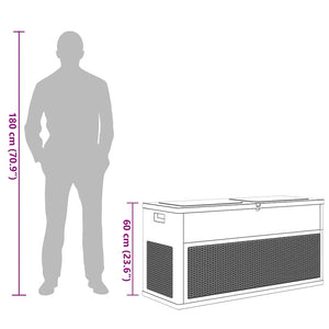 Baule da Giardino 320 L Antracite 45690