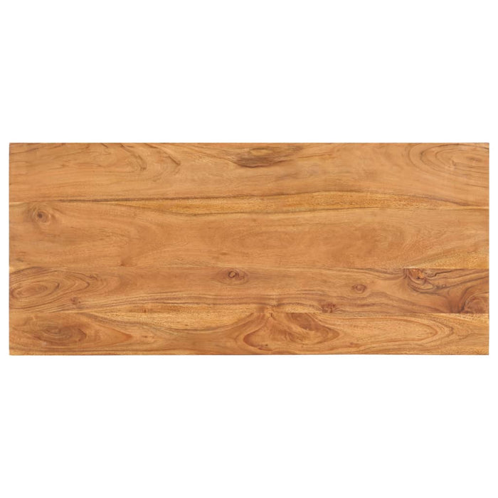 Tavolino da Salotto 100x45x33 cm in Legno Massello di Acacia cod mxl 23925
