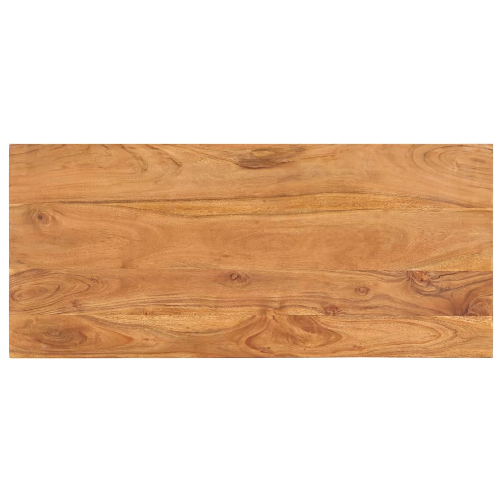 Tavolino da Salotto 100x45x33 cm in Legno Massello di Acacia 247493