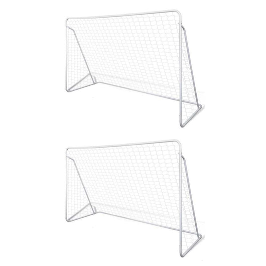 Porta da Calcio in Acciaio 2 pz 240x90x150 cm cod mxl 95313