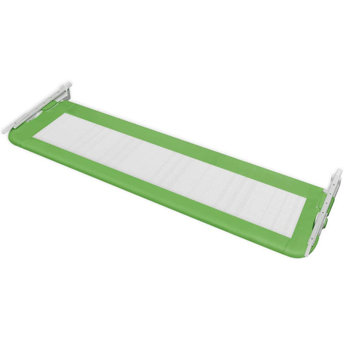 Sponde Letto per la Sicurezza dei Bambini 2 pz Verde 150x42 cm 276084