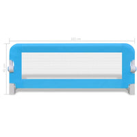 Sponde Letto per la Sicurezza dei Bambini 2 pz Blu 102x42 cm 276087