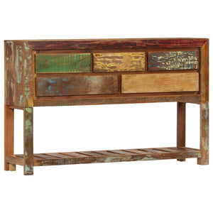 Credenza 120x30x75 cm Legno Massello di Recupero 247478