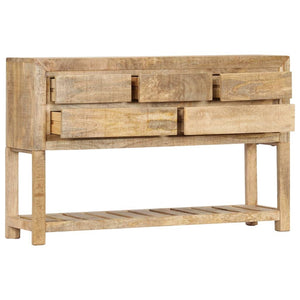 Credenza buffet consolle mobile contenitore 120 cm in legno massello di mango 4402254