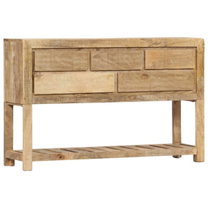 Credenza buffet consolle mobile contenitore 120 cm in legno massello di mango 4402254