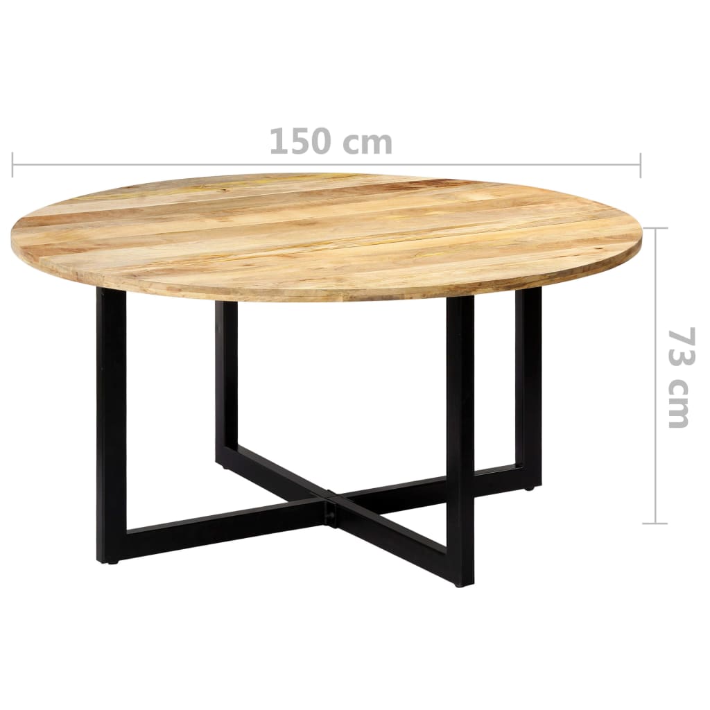 Tavolo da Pranzo 150x73 cm in Legno Massello di Mango 247851