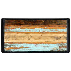 Tavolo da Pranzo 118x60x76 cm in Legno Massello di Recupero 247864