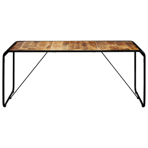 Tavolo da Pranzo 180x90x76 cm Legno Massello di Mango Grezzo 247866