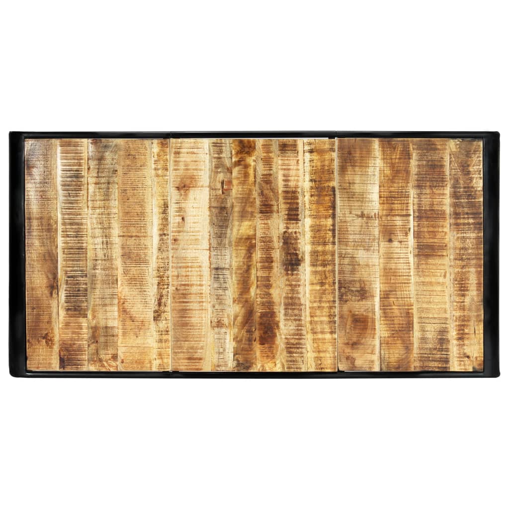 Tavolo da Pranzo 180x90x76 cm Legno Massello di Mango Grezzo 247866