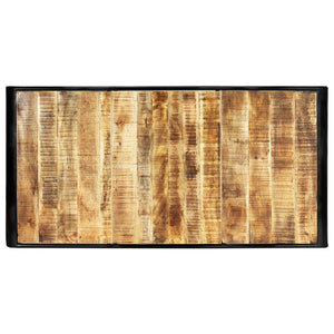 Tavolo da Pranzo 180x90x76 cm Legno Massello di Mango Grezzo 247866