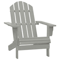 Sedia da Giardino in Legno Grigio cod mxl 18350