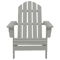 Sedia da Giardino in Legno Grigio cod mxl 18350