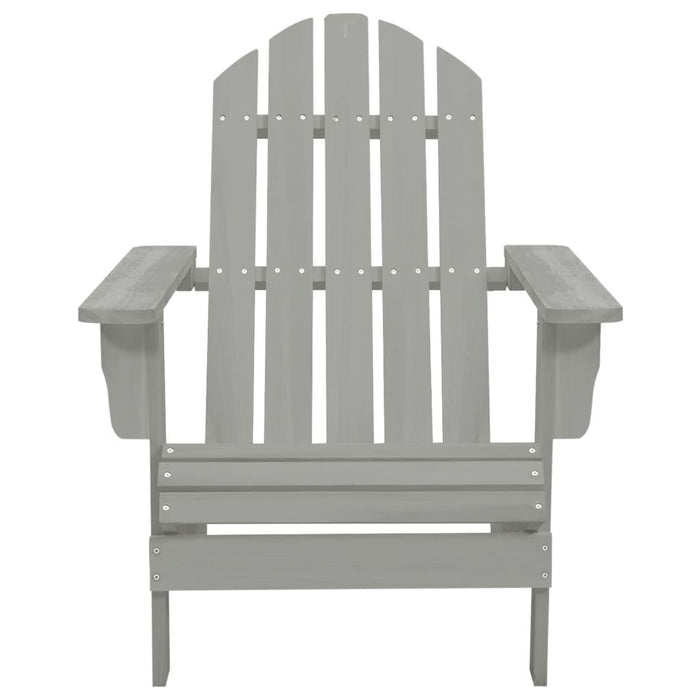 Sedia da Giardino in Legno Grigio cod mxl 18350