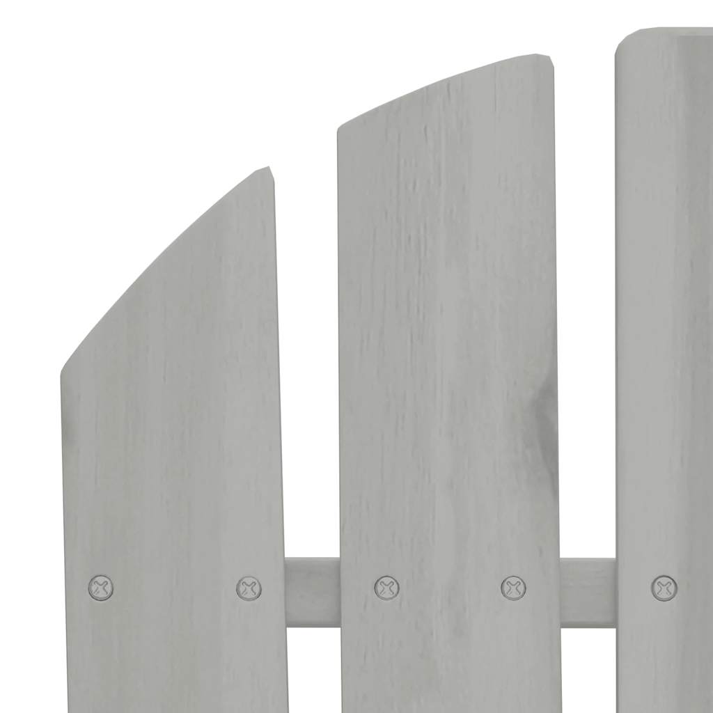 Sedia da Giardino in Legno Grigio 45702