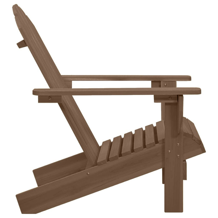 Sedia da Giardino in Legno Marrone 45703