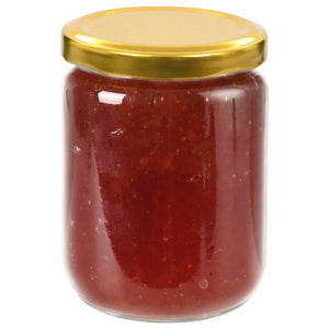Vasi per Marmellata in Vetro Coperchio Oro 96 pz 230 ml cod mxl 60367