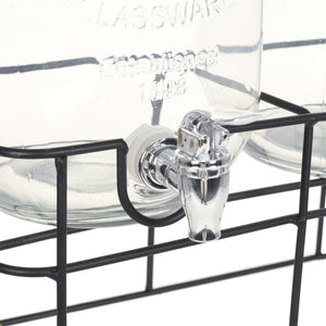 Distributori di Bevande 2 pz da 4 L con Supporto Vetro 50830