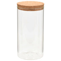 Barattoli in Vetro con Coperchio in Sughero 6 pz 1100 mlcod mxl 121141