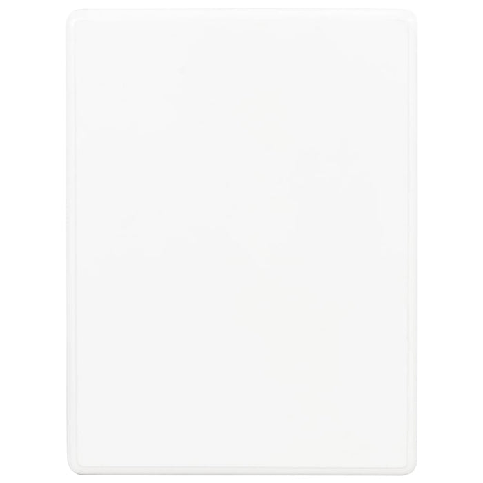 Comodino Bianco 40x30x50 cm in Legno Massello di Pino 280005