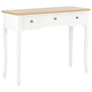 280044 Dressing Console Table with 3 Drawers White cod mxl 67605
