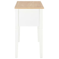 Scrivania Bianca 109,5x45x77,5 cm in Legno cod mxl 60584