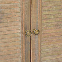 Credenza Bianca 60x30x80 cm in Legno Massello 280074