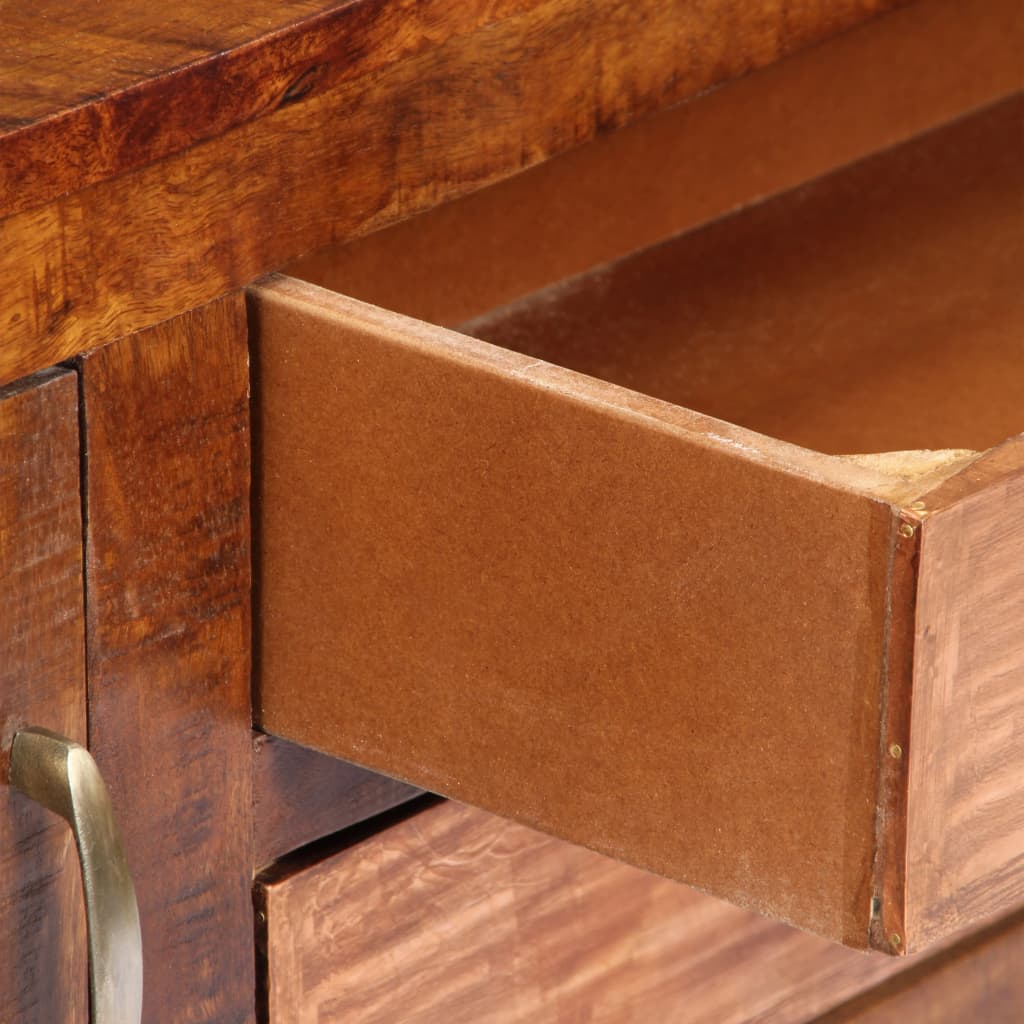 Credenza 118x30x75 cm in Legno Massello di Mango 247965