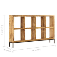 Credenza 160x25x95 cm in Legno Massello di Mango 247967