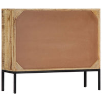 Credenza 88x30x71 cm Legno Massello di Mango 247969