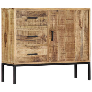 Credenza 88x30x71 cm Legno Massello di Mango 247969