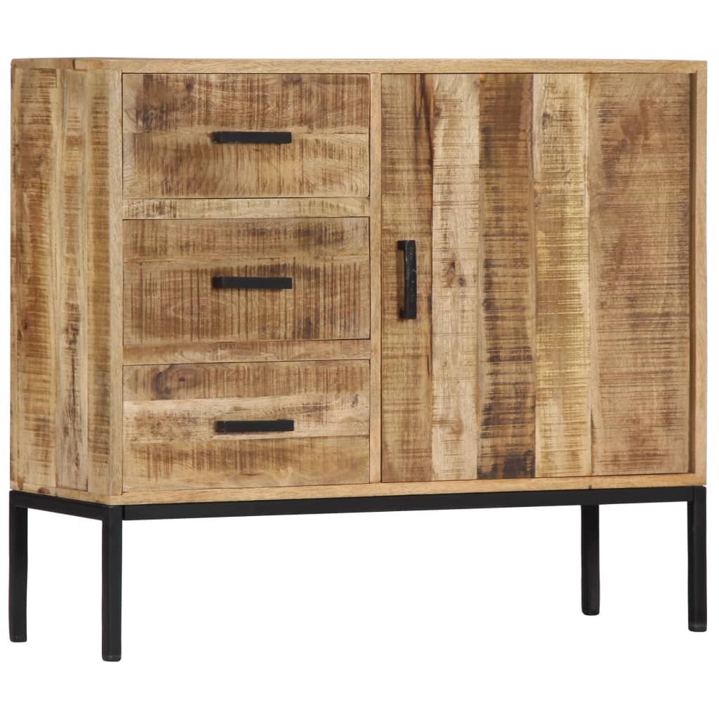Credenza 88x30x71 cm Legno Massello di Mango 247969