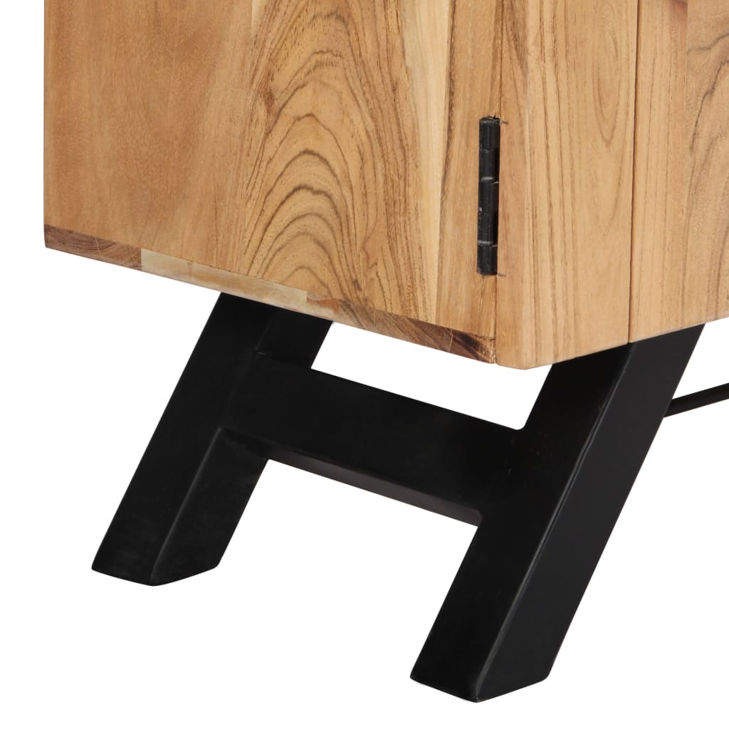 Mobile Porta TV-Mobile per TV-Credenza TV 140x30x45 cm in Legno Massello di Acacia 490465